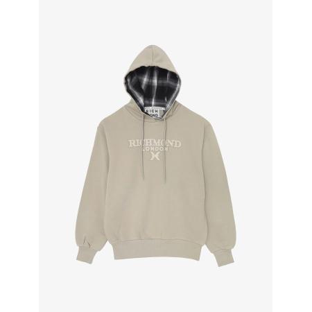 John Richmond Sweatshirt Contrast Hood beige