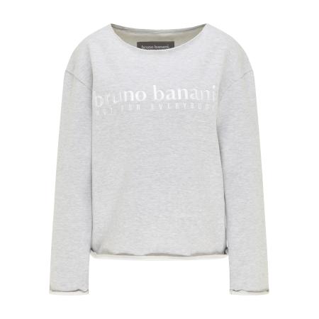 Bruno Banani Bruno Banani Sweatshirt Price grijs gemêleerd / wit