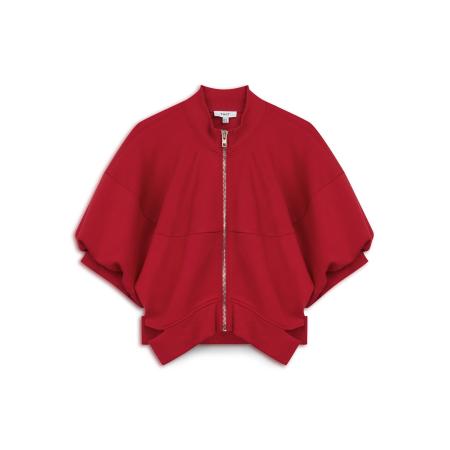 Twist Twist Sweatvest bloedrood