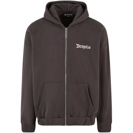 Dropsize Dropsize Sweatvest zwart / wit