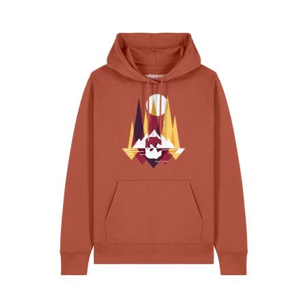 Watapparel Watapparel Sweatshirt Von Bären und Bergen lichtbruin / gemengde kleuren