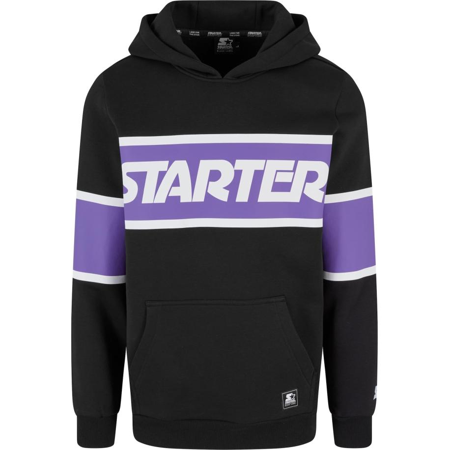 Starter Black Label Sweatshirt lila / zwart / wit Zwart
