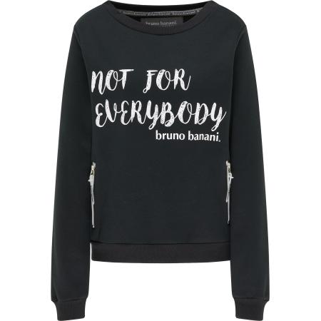 Bruno Banani Bruno Banani Sweatshirt Diaz zwart / wit