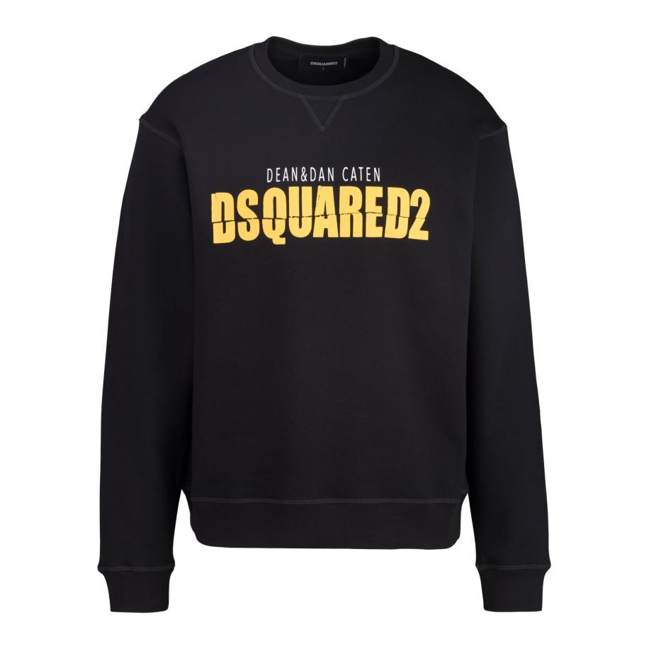 Dsquared2 DSQUARED2 Sweatshirt Cool Fit zwart -