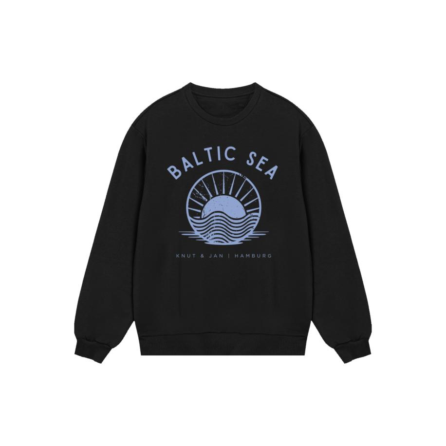 F4NT4STIC F4NT4STIC Sweatshirt Baltic Sea Knut und Jan royal blue/koningsblauw / zwart -