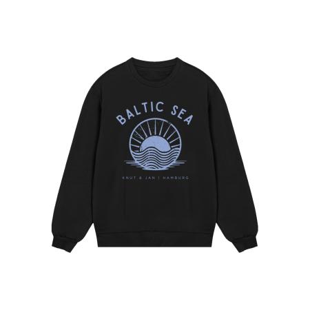 F4NT4STIC F4NT4STIC Sweatshirt Baltic Sea Knut und Jan royal blue/koningsblauw / zwart