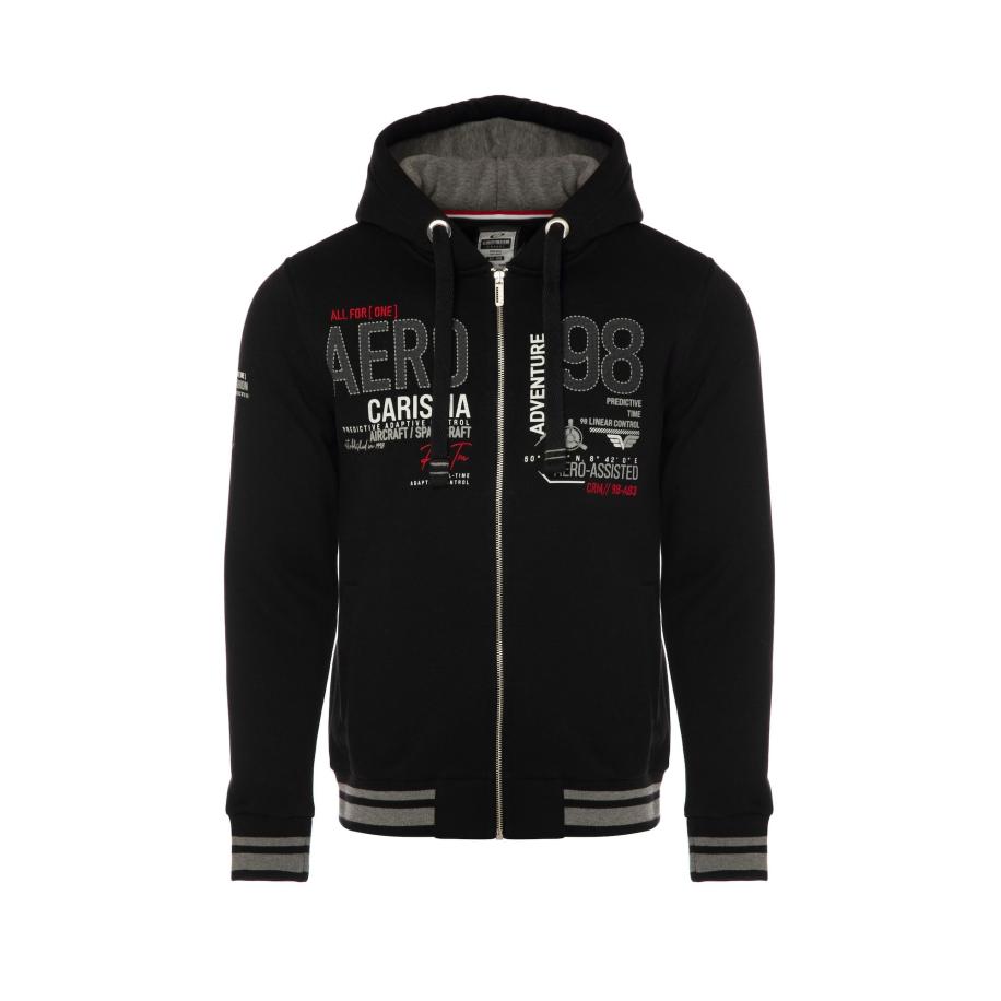 Carisma CARISMA Sweatvest zwart / wit -