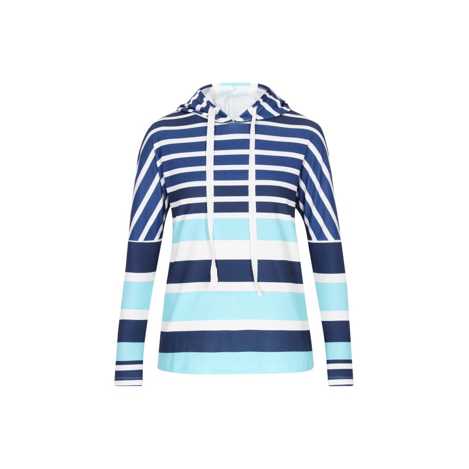 Usha usha BLUE LABEL Sweatshirt Fashion Look navy / hemelsblauw / donkerblauw / wit -