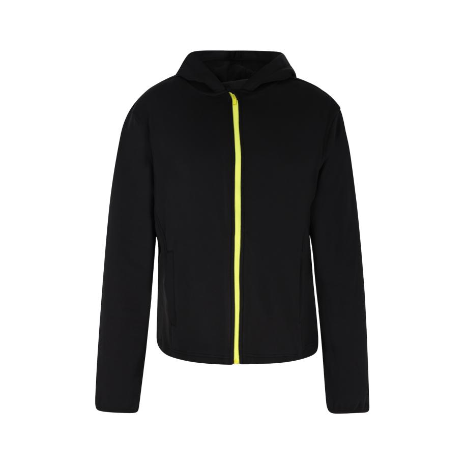 hoona hoona Tussenjas neongeel / zwart -