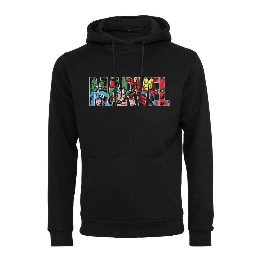 mister tee Mister Tee Sweatshirt Marvel gemengde kleuren / zwart -