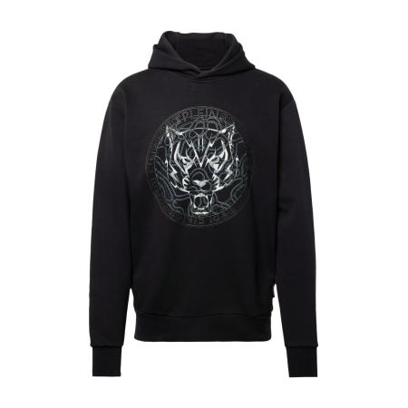 Plein Sport Plein Sport Sweatshirt Tiger pastelblauw / zwart / wit