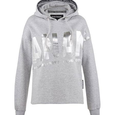 Bruno Banani Bruno Banani Sweatshirt Chang grijs gemêleerd / zilver