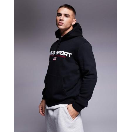 Polo Ralph Lauren - Sport Capsule - Hoodie met logo in zwart