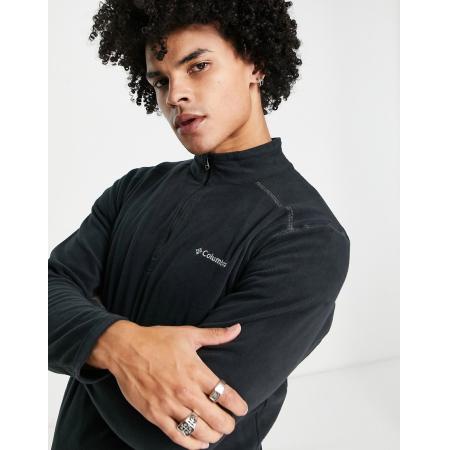Columbia - Klamath Range II - Fleece met korte rits in zwart
