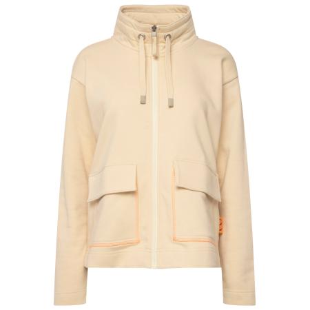 LAURASØN LAURASØN Sweatvest brokaat / pasteelgeel / oranje