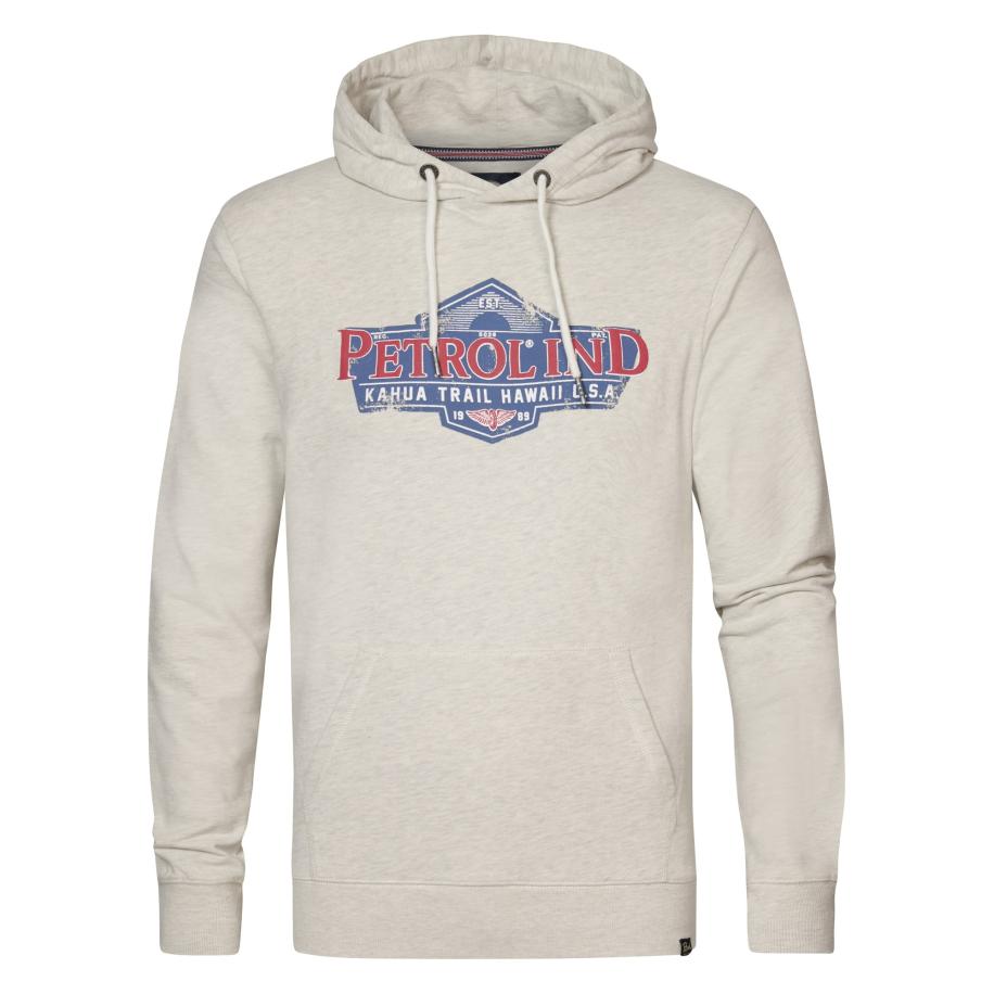 Petrol Industries Petrol Industries Sweatshirt Surf blauw / donkerrood / wit / wit gemêleerd -