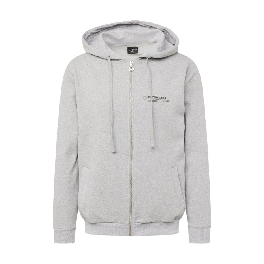 WESTMARK LONDON WESTMARK LONDON Sweatvest grijs gemêleerd / zwart -