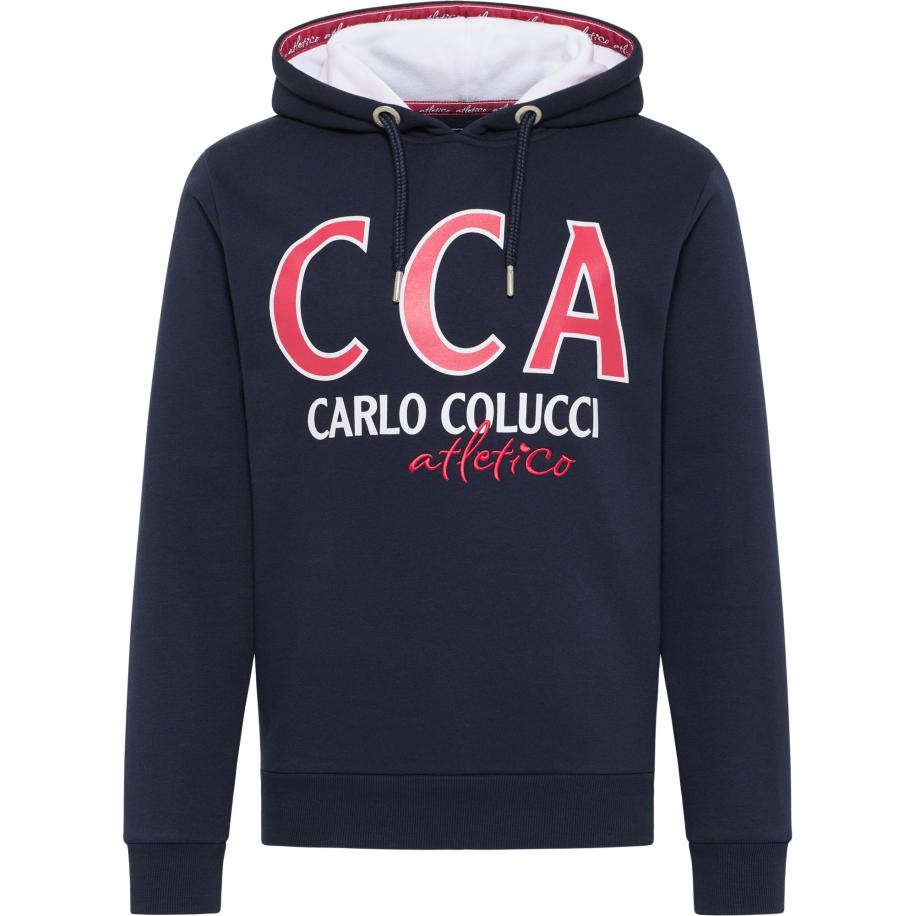 carlo colucci Carlo Colucci Sweatshirt DAmante navy / pink / wit -