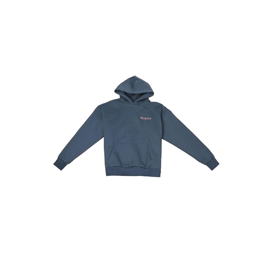 Dropsize Sweatshirt Embo aardetinten / lichtroze Grijs