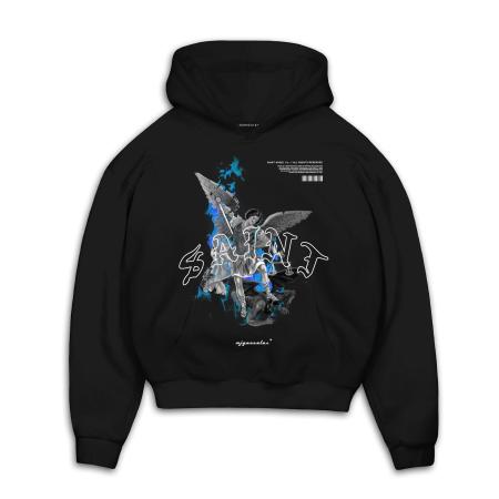 MJ Gonzales MJ Gonzales Sweatshirt SAINT V.1 blauw / grijs / zwart / wit