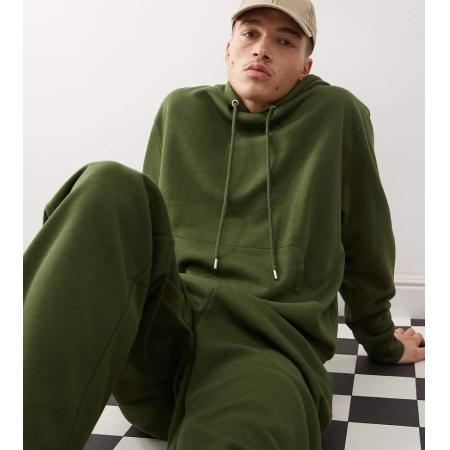 COLLUSION - Hoodie in kaki, deel van co-ord set-Groen