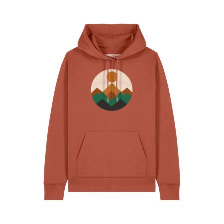 Watapparel Watapparel Sweatshirt Geometric Landscape 2 lichtbruin / gemengde kleuren