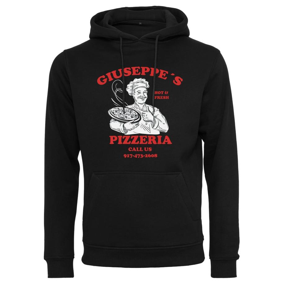 mister tee MT Men Sweatshirt Giuseppes Pizzeria rood / zwart / wit -