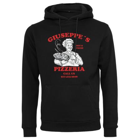 mister tee MT Men Sweatshirt Giuseppes Pizzeria rood / zwart / wit