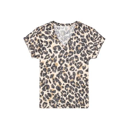 Garcia GARCIA Shirt lichtbeige / ombergrijs / donkergrijs / zwart