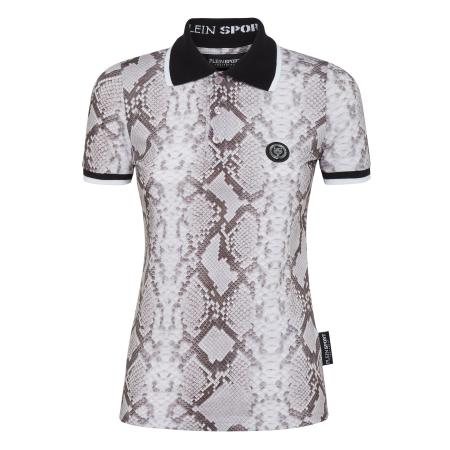 Plein Sport Plein Sport Shirt Python grijs / zwart