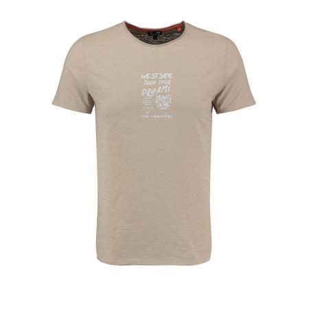 Key Largo Key Largo Shirt WEST SIDE beige / gemengde kleuren