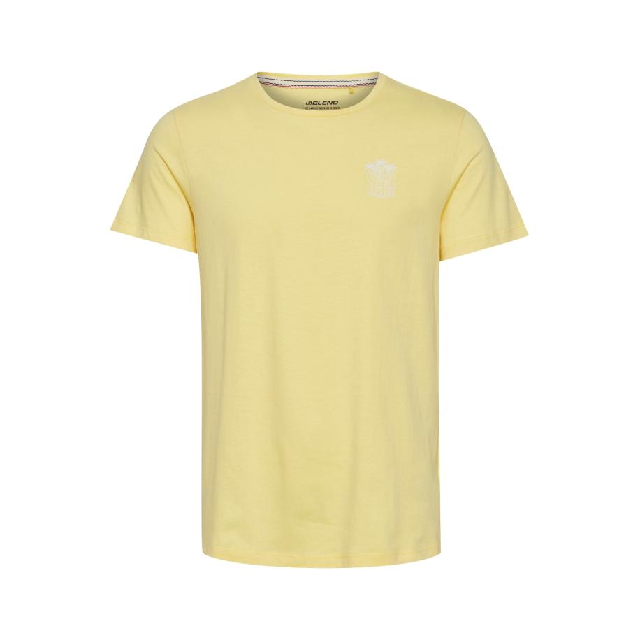Blend BLEND Shirt Camillo geel / wit -