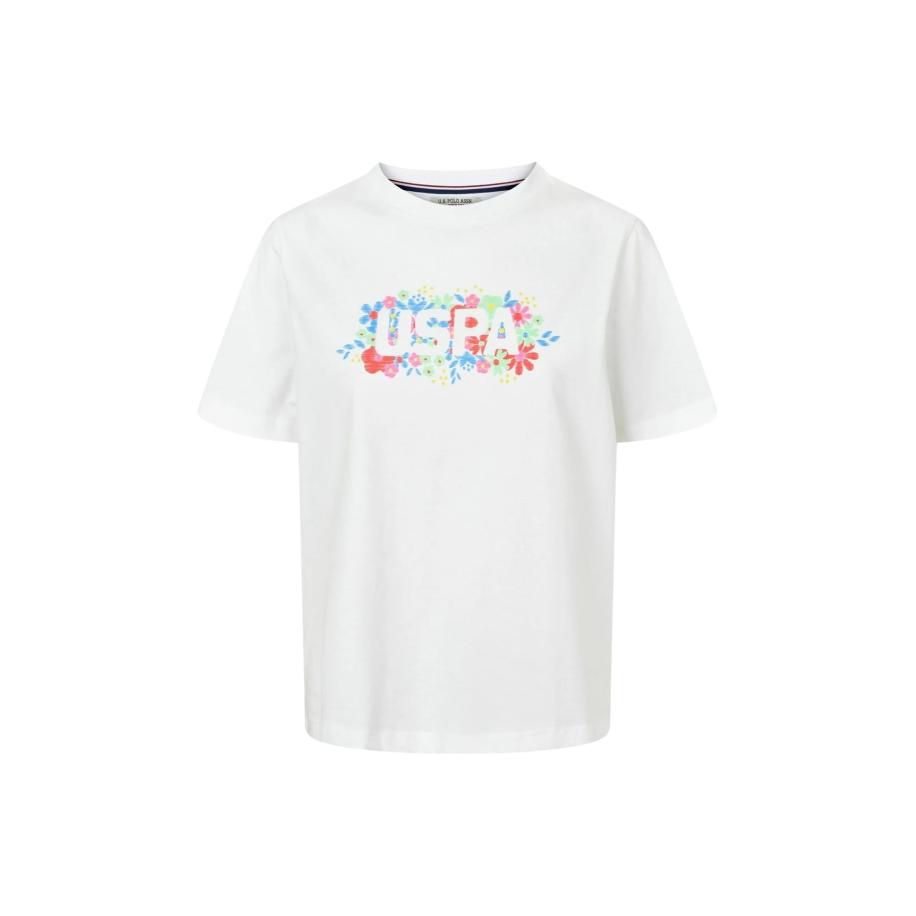 U.S. Polo Assn. U.S. POLO ASSN. Shirt Haya blauw / lichtgroen / pink / wit -