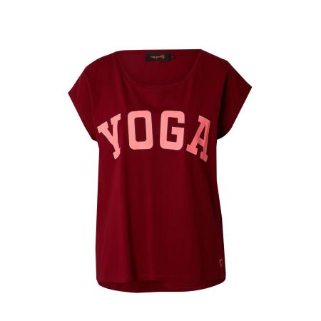 miss goodlife miss goodlife Shirt Yoga rosa / bordeaux