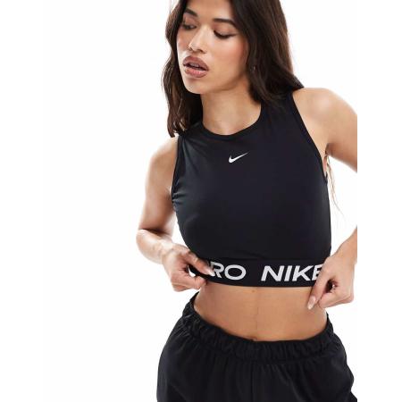 Nike Pro Training 365 Dri-FIT Cropped hemd in zwart