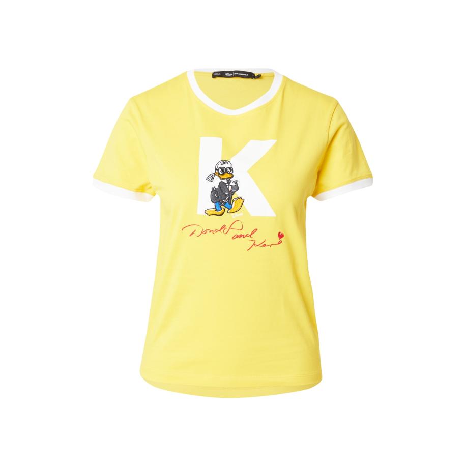 Karl Lagerfeld Karl Lagerfeld Shirt geel / rood / offwhite -