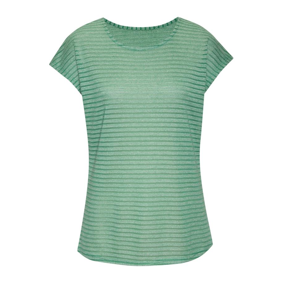 VIVANCE VIVANCE Shirt groen / wit -