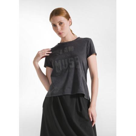 Deha DEHA Shirt antraciet / zwart