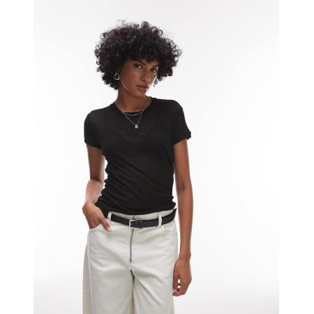 AllSaints June T-shirt in zwart