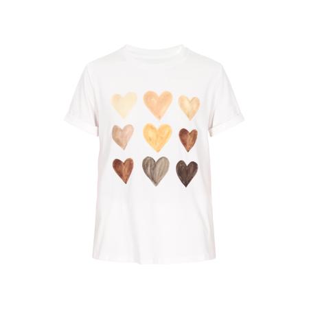 SANIKA SANIKA Shirt Fashion Look nude / bruin / chocoladebruin / wit