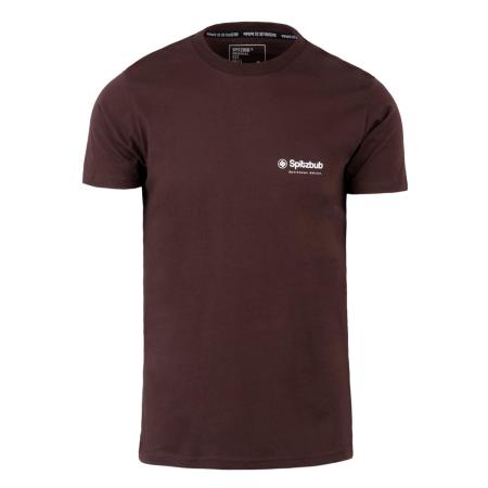 SPITZBUB Shirt Ludis bruin / wit