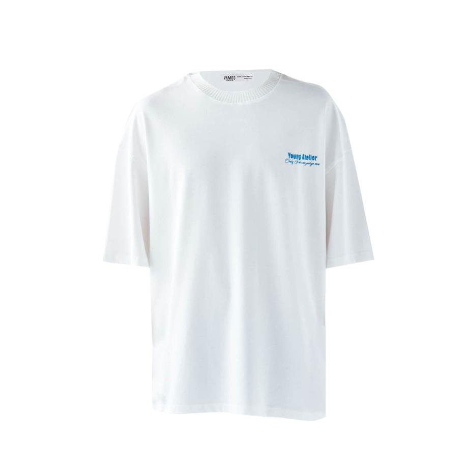 VAMOS CLO Shirt blauw / wit Wit