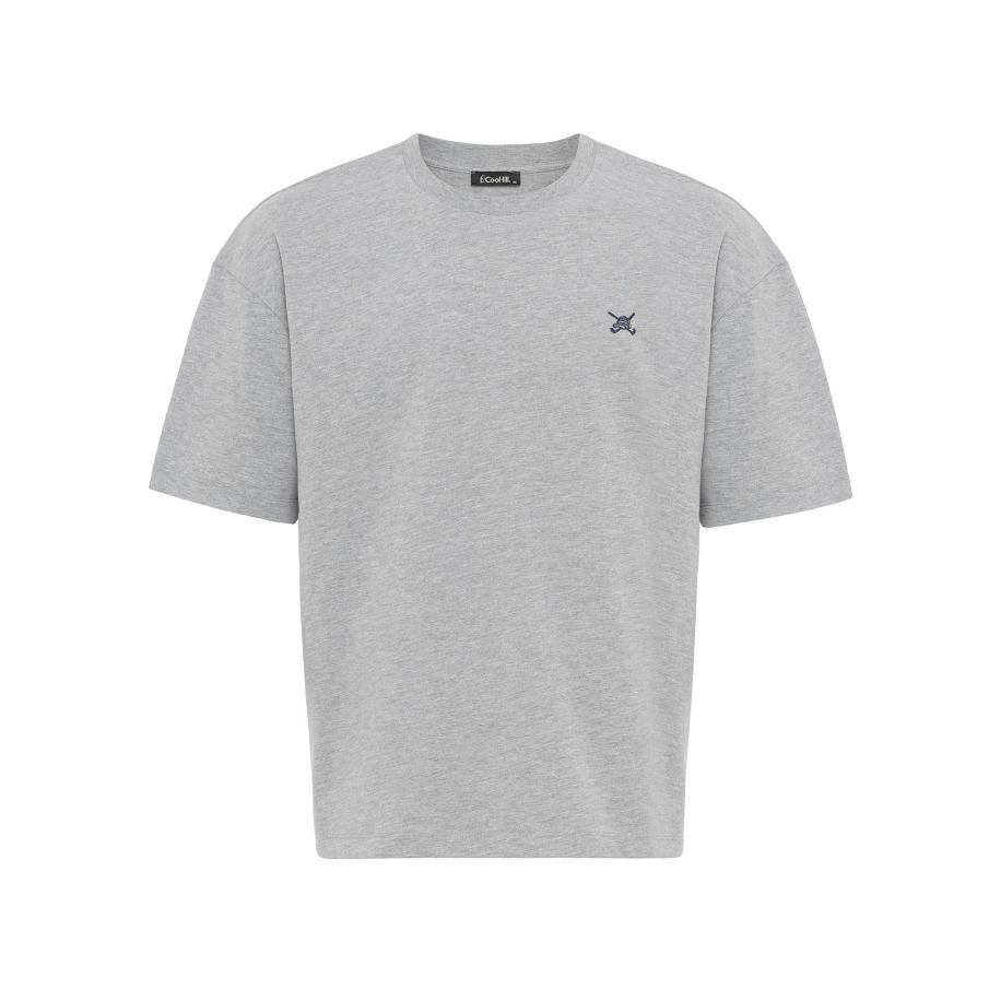 Cool Hill Cool Hill Shirt navy / grijs gemêleerd -