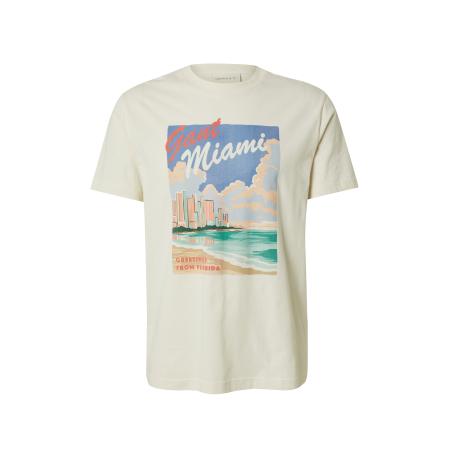 Gant GANT Shirt crème / turquoise / lichtblauw / lichtrood