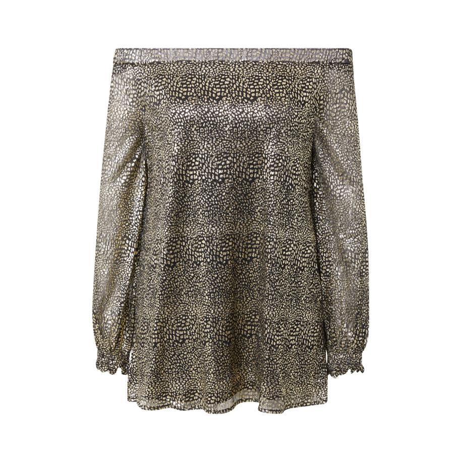 Coast Coast Shirt goudgeel / zwart -