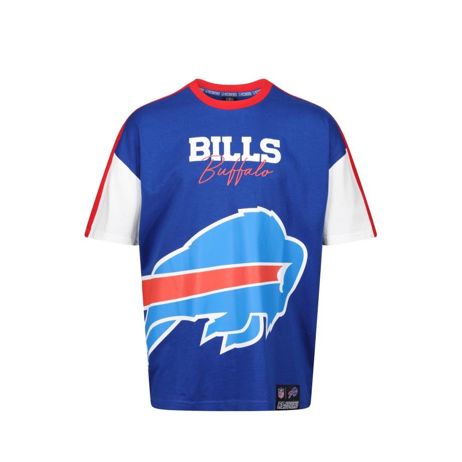 Recovered Recovered Shirt NFL Bills Buffalo Cut and Sew Oversized blauw -