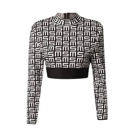 Misspap Misspap Shirt zwart / wit