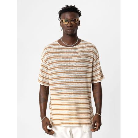 VAMOS CLO Shirt Colorado Springs camel / wit