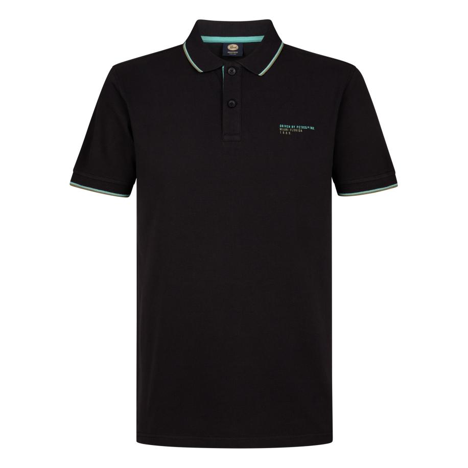 Petrol Industries Petrol Industries Shirt Tideside aqua / groen / zwart -