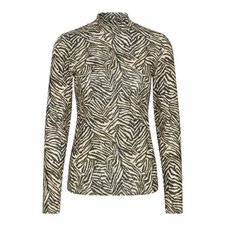 ICHI ICHI Shirt IHLAVA chamois / basaltgrijs / zwart